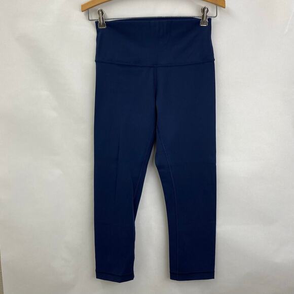 LULULEMON Wunder Under Crop SZ 2 Hi-Rise Full-On Luxtreme 21" - Picture 3 of 5